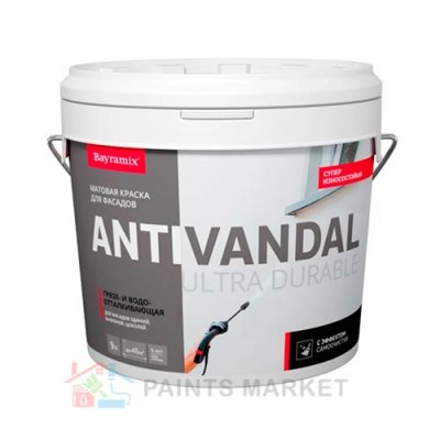 Антивандальная краска Bayramix Ultra Durable AntiVandal