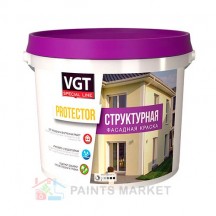 Структурная краска для наружных и внутренних работ PROTECTOR VGT