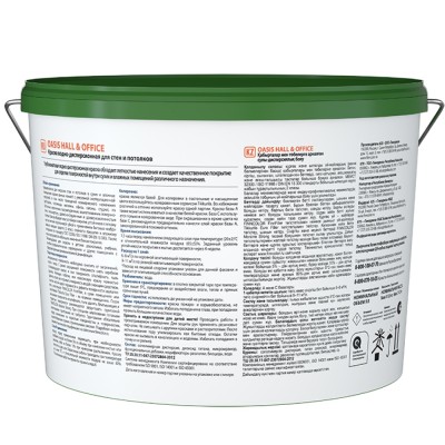 Краска для стен и потолков моющаяся Oasis Hall Office FINNCOLOR TIKKURILA