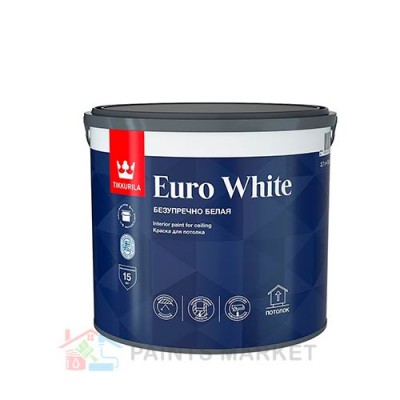 Краска для потолков Euro White TIKKURILA