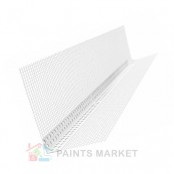 Профиль угловой ПВХ щелочестойкий с сеткой БауТекс