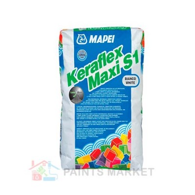 Клей для плитки KERAFLEX MAXI S1 White Mapei