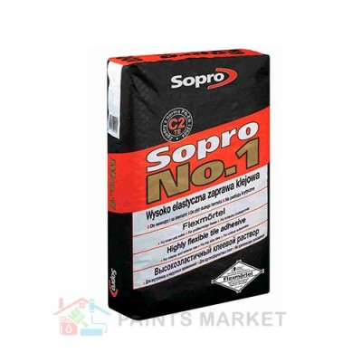 Клей плиточный высокопрочный SOPRO NO.1/400