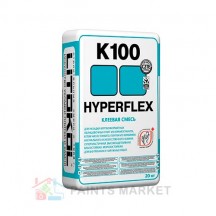 Цементный клей Hyperflex K100 для керамической плитки Litokol