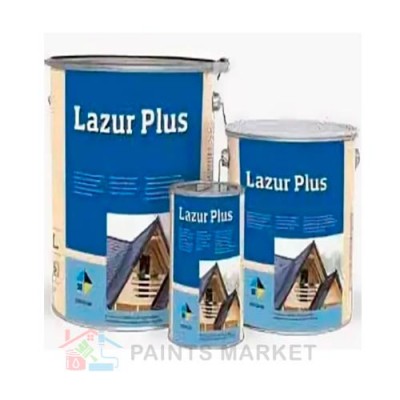 Толстослойная алкидная защита древесины Lazur Plus Decolor