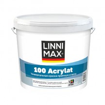Краска водно-дисперсионная акриловая LINNIMAX 100 Acrylat