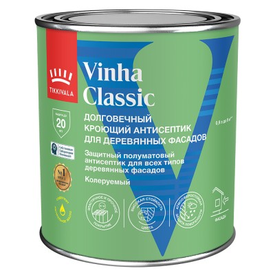 Антисептик кроющий водоразбавляемый Vinha Classic TIKKURILA