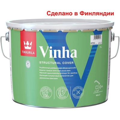 Антисептик кроющий для деревянных фасадов Vinha TIKKURILA