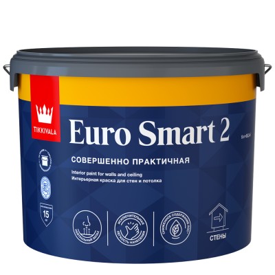 Краска для стен и потолков глубокоматовая Euro 2 TIKKURILA